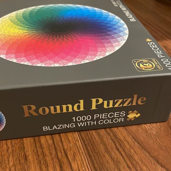 Round Color Gradient Puzzle 1000 pieces - Picture 3 of 4